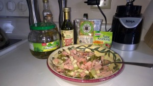 German ham salad